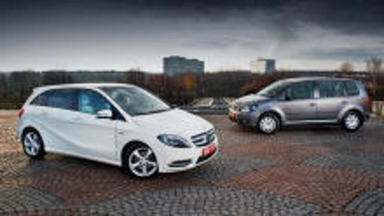 Ощущаем разницу между моделями Mercedes B 200 и Volkswagen Touran Ощущаем разницу между моделями Mercedes B 200 и Volkswagen Touran