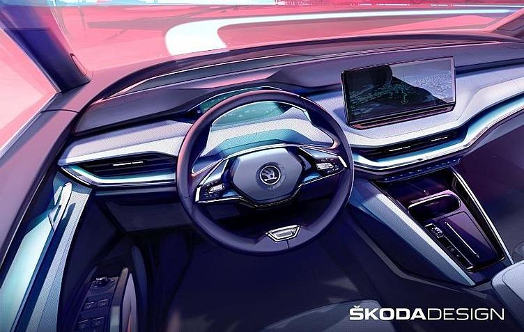 Skoda рассекретила интерьер электрокроссовера Enyaq Skoda рассекретила интерьер электрокроссовера Enyaq
