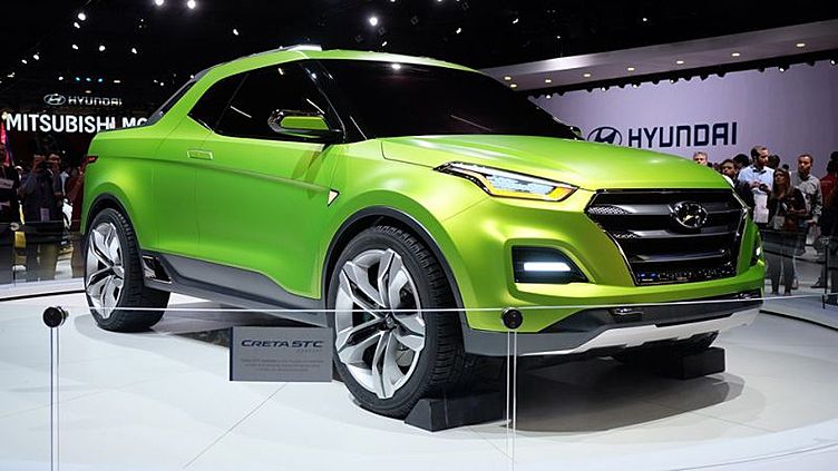Из кроссовера Hyundai Creta сделали пикап Из кроссовера Hyundai Creta сделали пикап