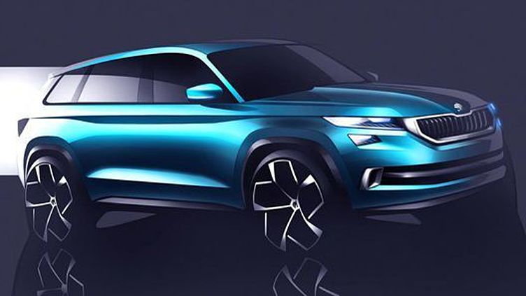 Новый кроссовер Skoda окажется крупнее и дешевле Kia Sorento Новый кроссовер Skoda окажется крупнее и дешевле Kia Sorento