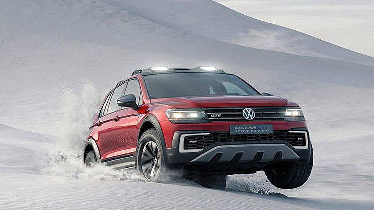 Гибридный VW Tiguan подготовили для бездорожья Гибридный VW Tiguan подготовили для бездорожья