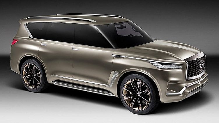 Infiniti показала внешность нового флагманского внедорожника Infiniti показала внешность нового флагманского внедорожника