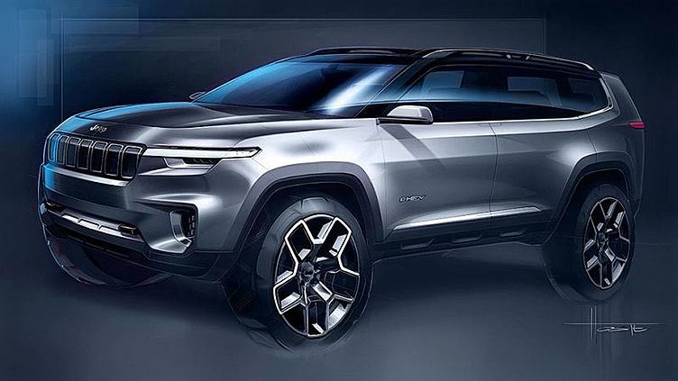 Jeep раскрыл дизайн семиместного гибридного кроссовера Jeep раскрыл дизайн семиместного гибридного кроссовера