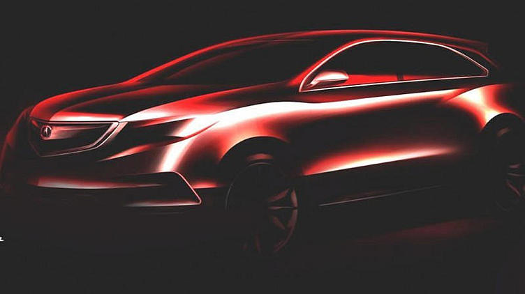 Прототип нового поколения Acura MDX покажут в Детройте Прототип нового поколения Acura MDX покажут в Детройте
