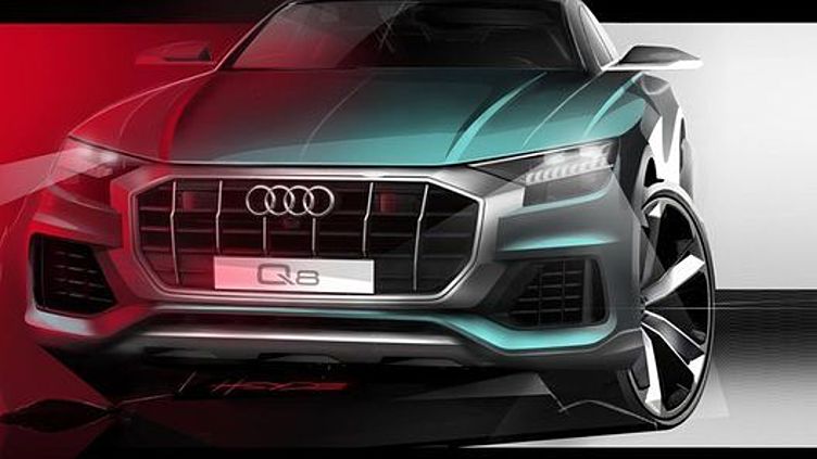 Audi показала новое изображение купеобразного Q8 Audi показала новое изображение купеобразного Q8
