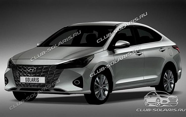 Рестайлинг для Hyundai Solaris - новые фотографии и характеристики