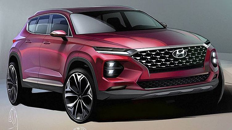Новый Hyundai Santa Fe - первые изображения Новый Hyundai Santa Fe - первые изображения