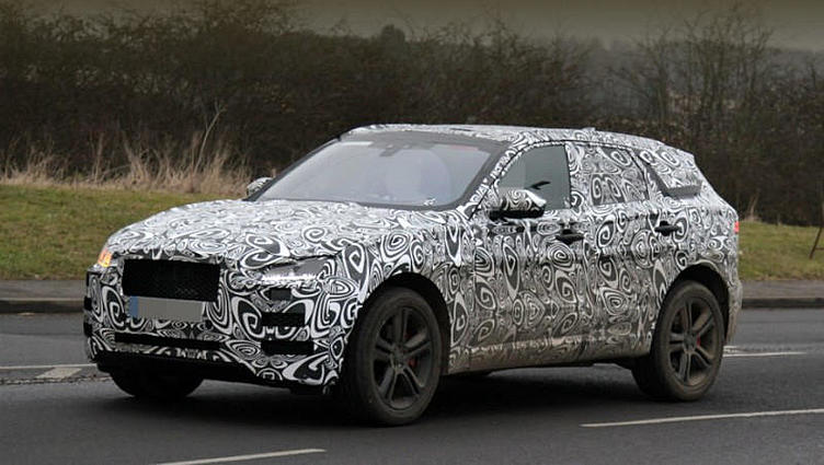 Шестицилиндровый кроссовер Jaguar F-Pace вышел на тесты Шестицилиндровый кроссовер Jaguar F-Pace вышел на тесты