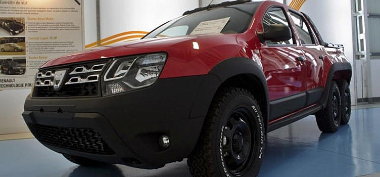 Dacia построила свой вариант шестиколесного внедорожника Dacia построила свой вариант шестиколесного внедорожника