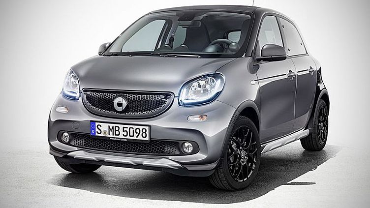 «Вседорожный» Smart ForFour получил заниженную подвеску