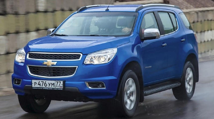 Chevrolet отзывает в России внедорожники Trailblazer