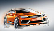 Компания Volkswagen покажет в Шанхае кроссовер CrossBlue Coupe