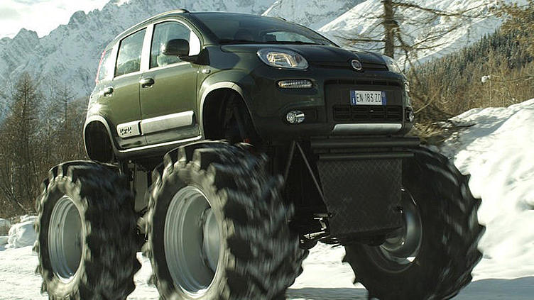 Fiat Panda превратили во внедорожного монстра Fiat Panda превратили во внедорожного монстра