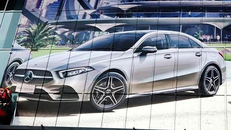 Первое изображение седана Mercedes-Benz A-сlass Первое изображение седана Mercedes-Benz A-сlass
