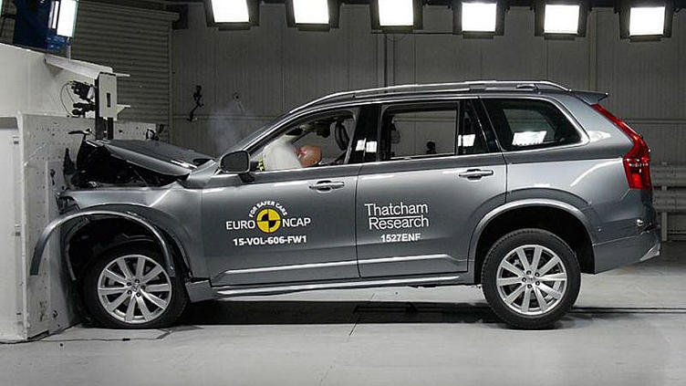 Новый Volvo XC90 установил рекорд на краш-тесте Euro NCAP