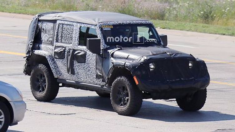 Рассекречены некоторые технические детали серийного Jeep Wrangler Рассекречены некоторые технические детали серийного Jeep Wrangler