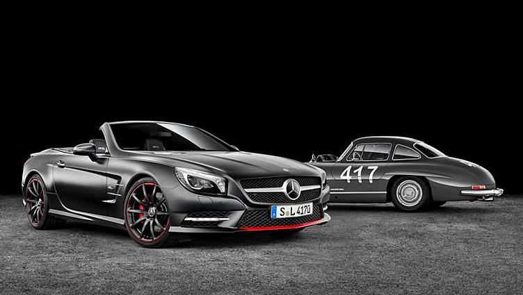 Спецверсию родстера Mercedes SL посвятили гонке Mille Miglia Спецверсию родстера Mercedes SL посвятили гонке Mille Miglia