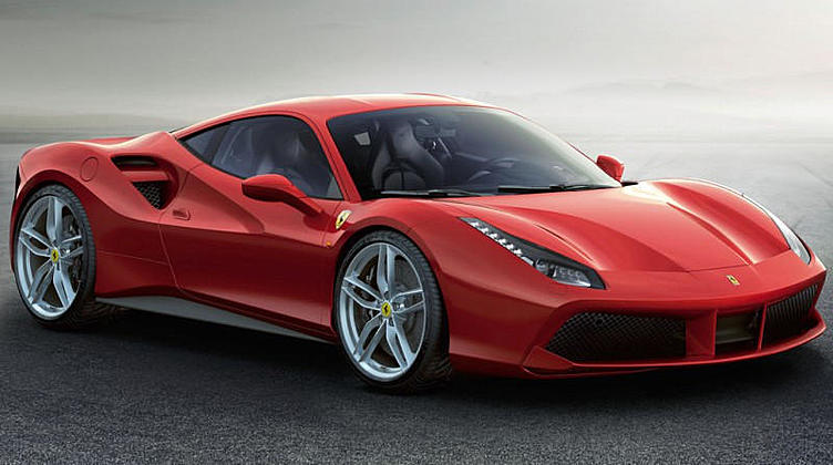 Ferrari представила купе 488 GTB с двойным наддувом Ferrari представила купе 488 GTB с двойным наддувом
