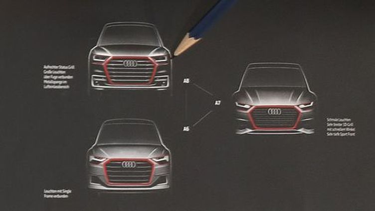 Появились первые изображения новейших Audi A6, A7 и A8 Появились первые изображения новейших Audi A6, A7 и A8