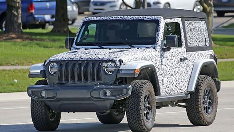 Рассекречен очередной кусочек нового Jeep Wrangler