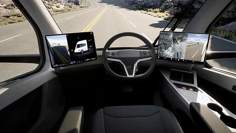 Видео: раскрыт салон серийного электрогрузовика Tesla Semi Видео: раскрыт салон серийного электрогрузовика Tesla Semi