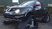Nissan поставил Juke Nismo RS на гусеницы