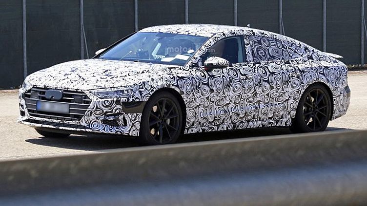 Шпионы сфотографировали Audi A7 нового поколения Шпионы сфотографировали Audi A7 нового поколения