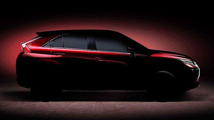 Компания Mitsubishi показала первое изображение нового кроссовера Компания Mitsubishi показала первое изображение нового кроссовера