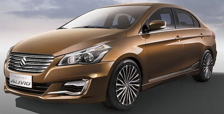 Предсерийный Suzuki Alivio сбросил камуфляж Предсерийный Suzuki Alivio сбросил камуфляж