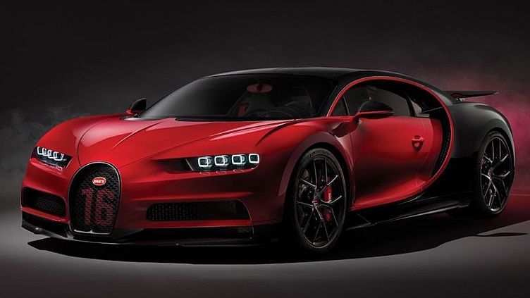 Bugatti построила спортивный Chiron с карбоновыми дворниками