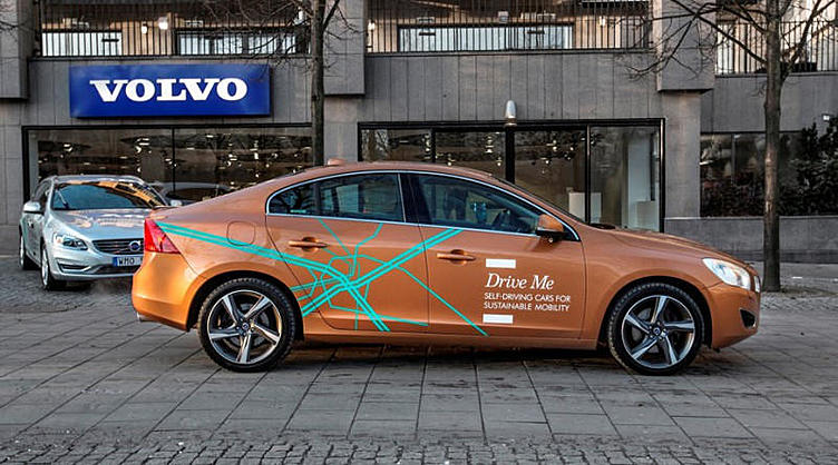Компания Volvo испытает в Гётеборге 100 автономных машин Компания Volvo испытает в Гётеборге 100 автономных машин