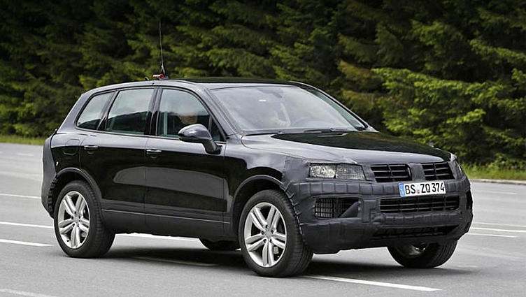 Обновлённая модель Volkswagen Touareg вышла на тесты