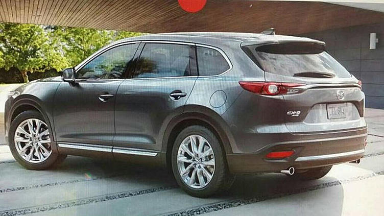 Появились первые снимки Mazda CX-9 нового поколения