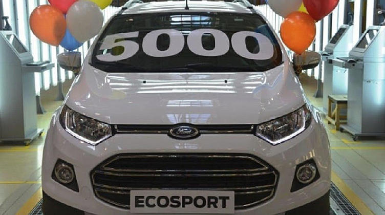 Ford Sollers выпустил 5-тысячный субкомпактный кроссовер EcoSport