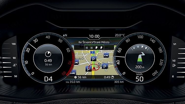 Skoda Octavia получит цифровую «приборку» Skoda Octavia получит цифровую «приборку»