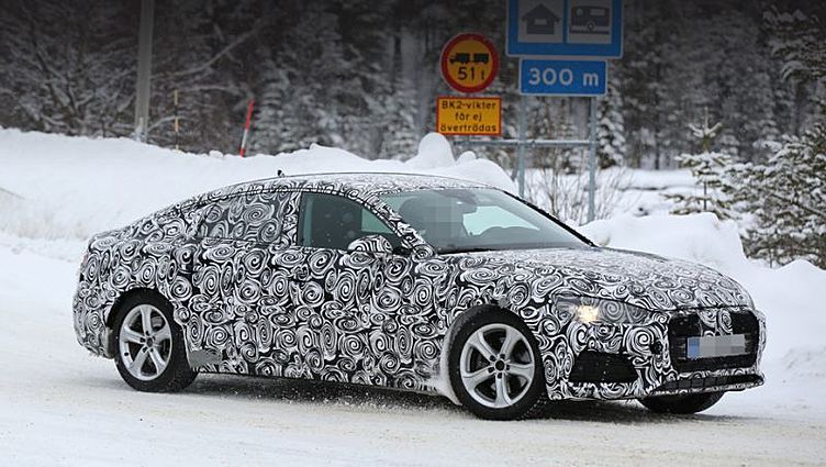 Пятидверка Audi A5 Sportback лишится маскировки в мае Пятидверка Audi A5 Sportback лишится маскировки в мае