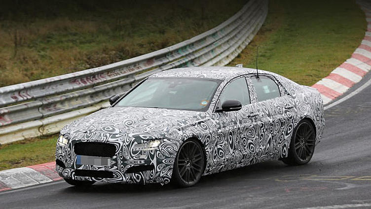Новый седан Jaguar XF окажется заметно увеличенным XE Новый седан Jaguar XF окажется заметно увеличенным XE