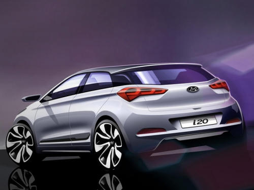 Hyundai i20 скетч