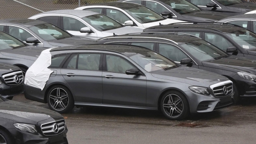 Шпионы сфотографировали универсал Mercedes-Benz E-Class