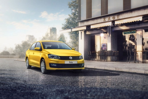 Volkswagen Polo получил желтый цвет для такси